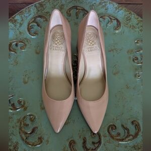 Vince Camuto Nude Pointed Toe Pumps